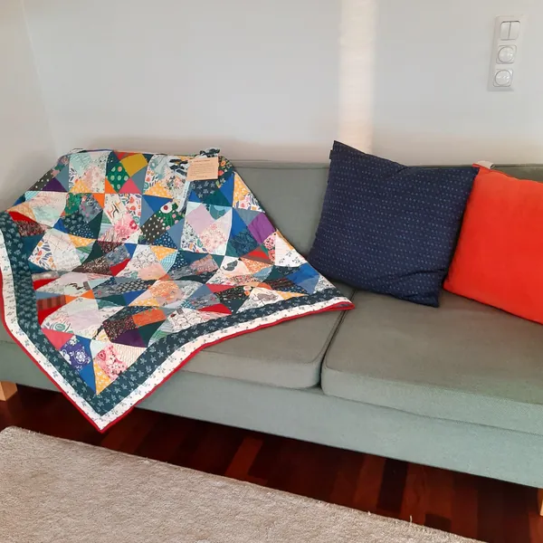 Quilt sent to Finland