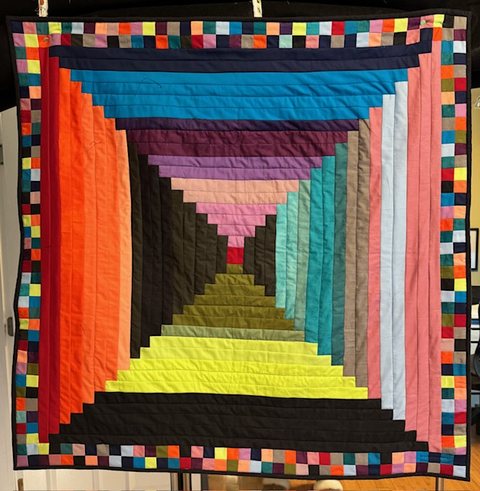 Quilt Sent to China - Color Wheel