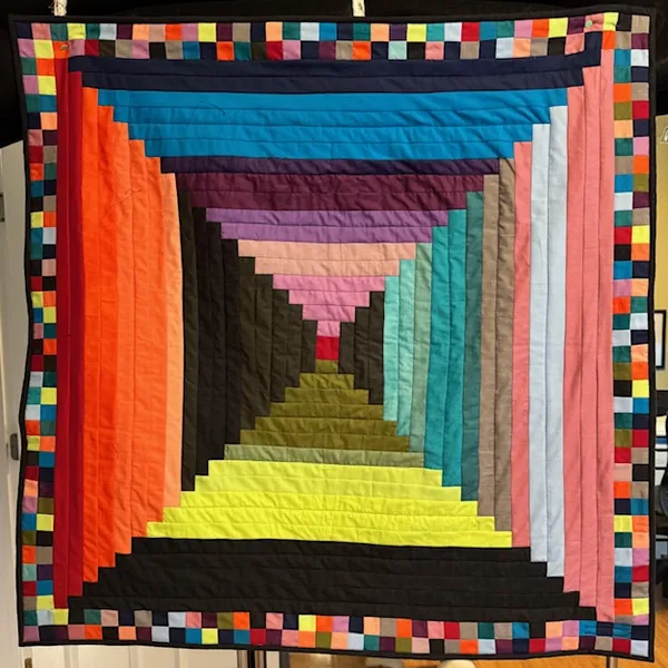 Quilt Sent to China - Color Wheel