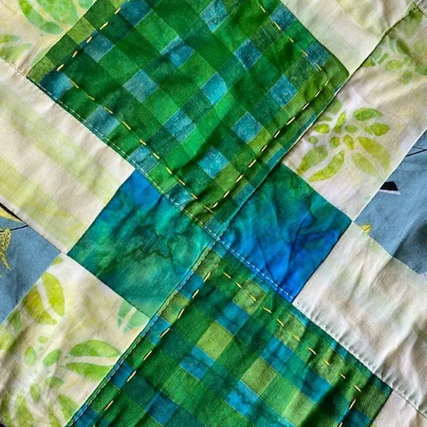 Dancing Birds (Hand Stitched)